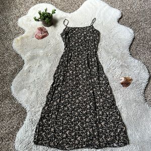 Vintage floral maxi dress